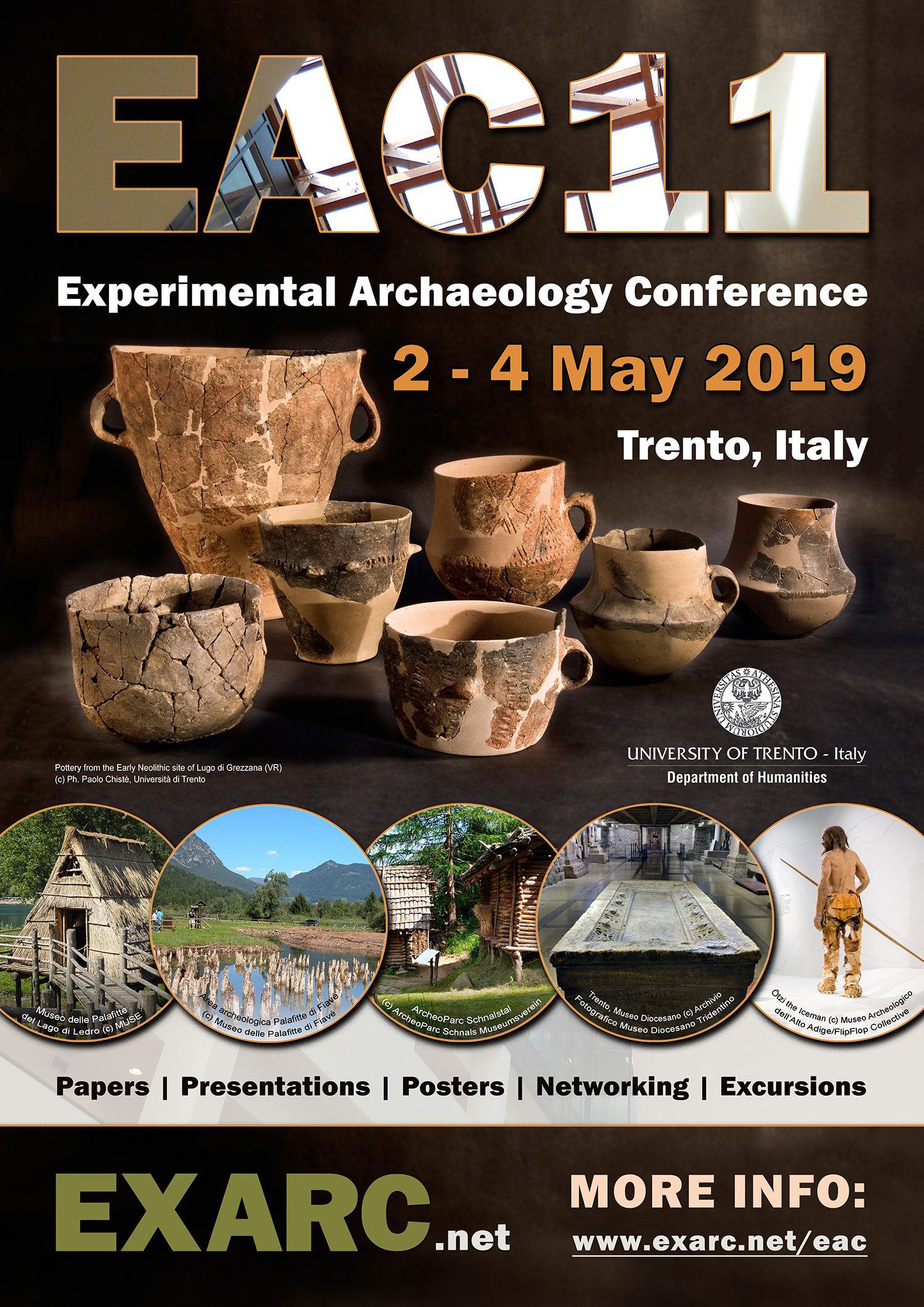 EAC11 Conference Poster Experimental Archaeology Conference EXARC Trento 2019