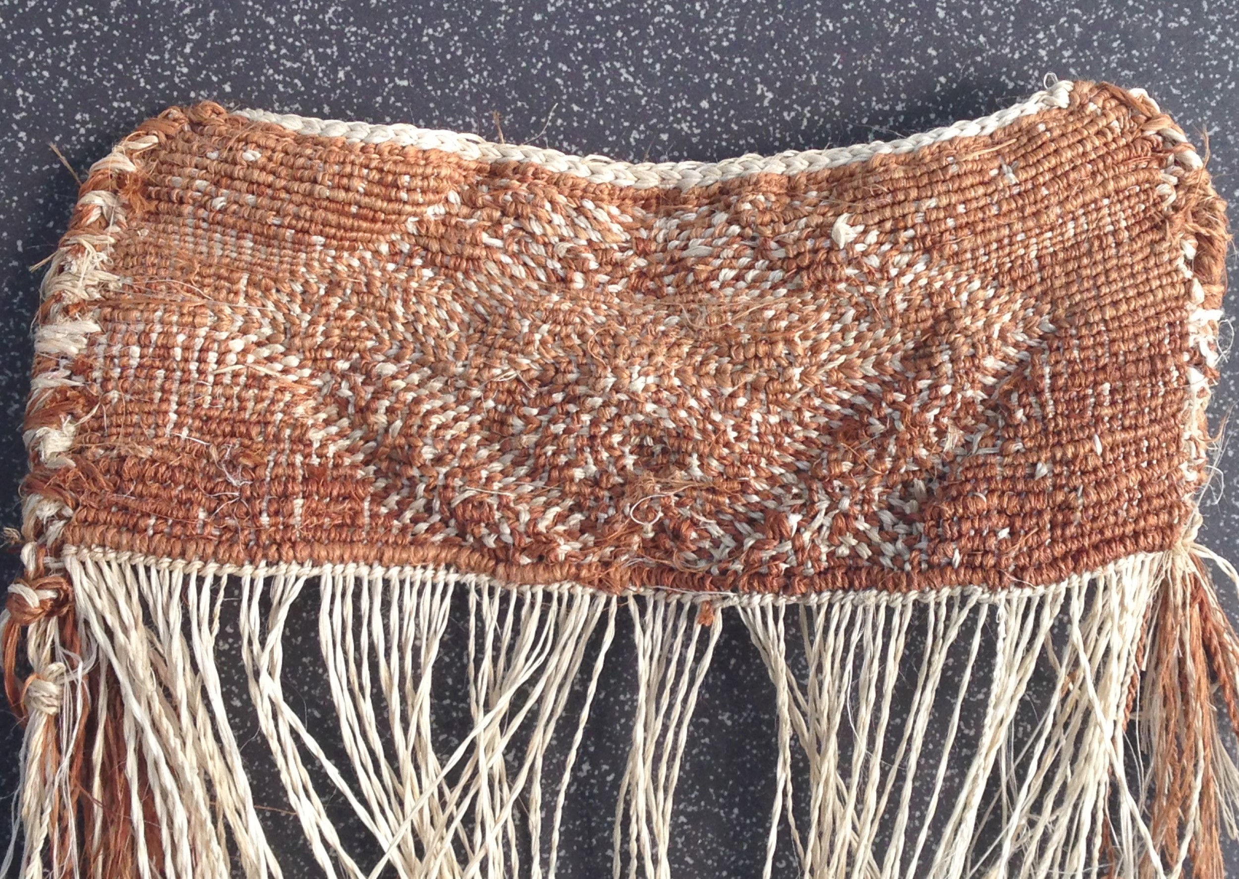 Replication of a Maori Ethnographic Textile Hem Border Pattern | EXARC