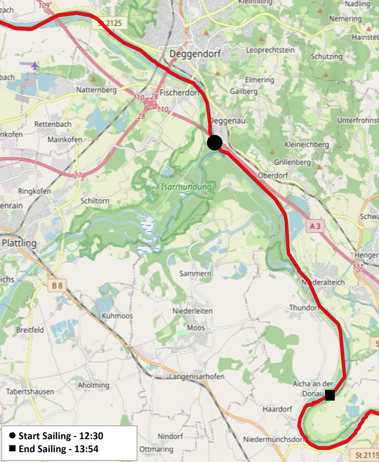 map Donau
