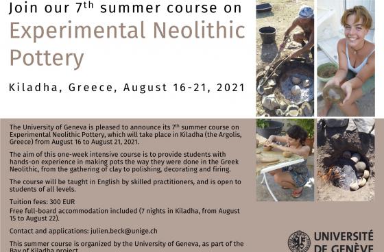 7th Summer Course on Experimental Neolithic Pottery