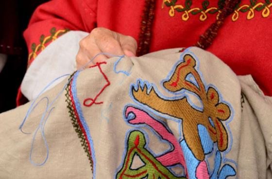 Bayeux Stitch Embroidery