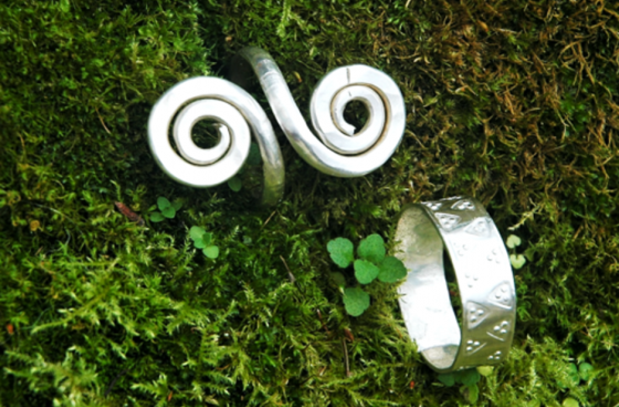 Silversmithing: Celtic Rings, Wrist Torc